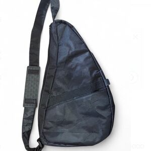 AmeriBag Men's Black Sling Bag Black